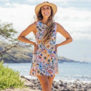 RipSkirt Fleur Floral Sun Dress Short Size S